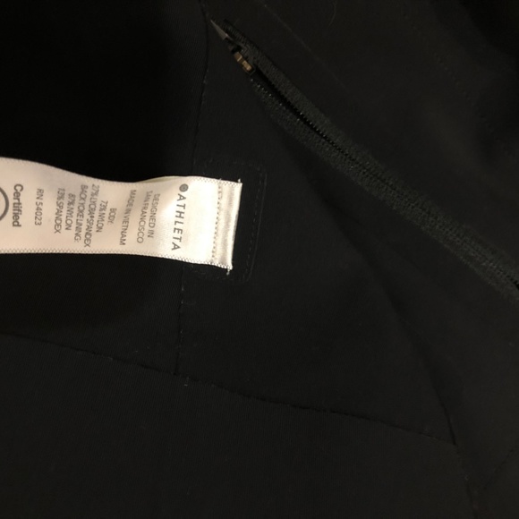 Athleta Interstellar Black Blazer, Size 0 - Picture 3 of 11